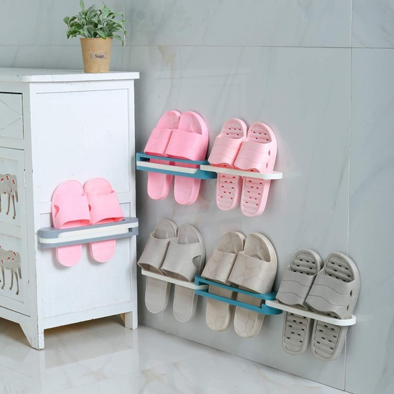 Buy Slippers Rack Hanging Shoe Organizers,3 in 1 Folding Holder Shoes ...