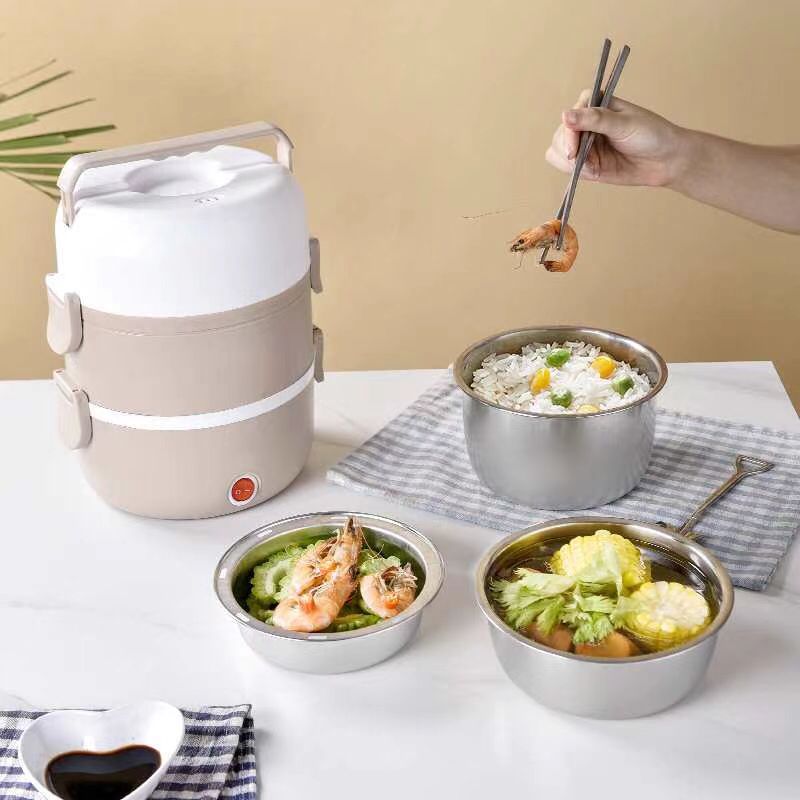 Buy Multifunctional 3 Layers Electric Lunch Box